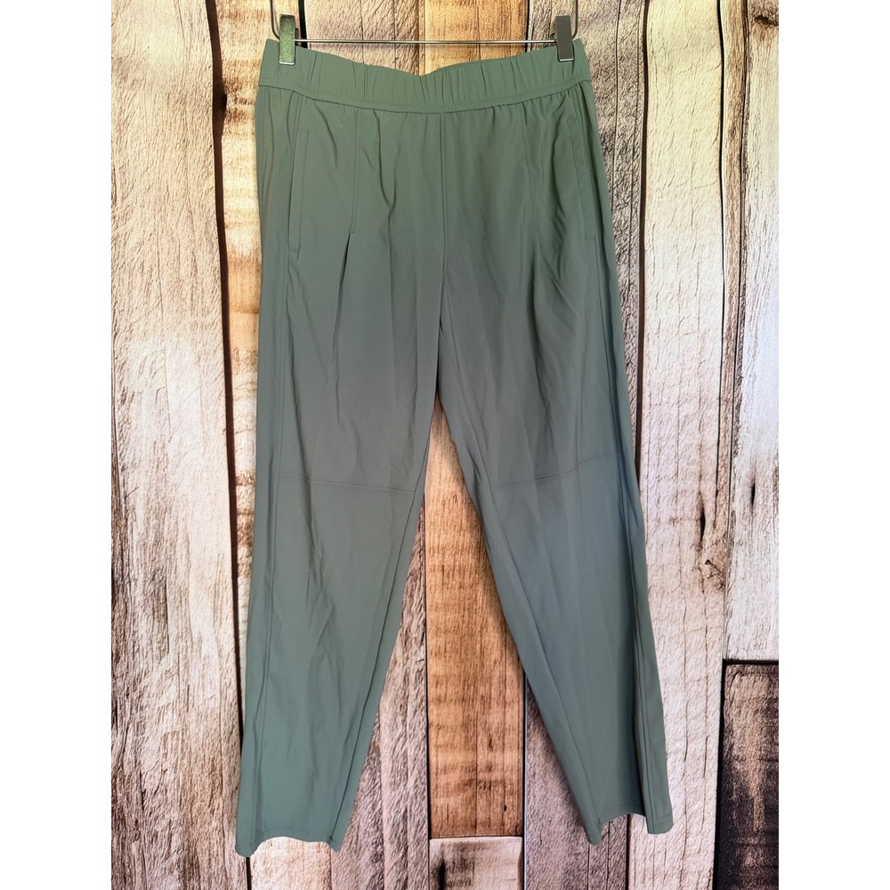 Elliott Lauren Pull On Pants Gray Stretch Ankle Career Versatile Travel Size 8‎